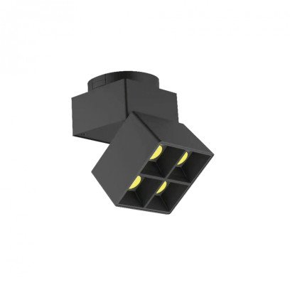 LED Світильник трековий VIDEX LE24B 7.5W 4000K 48V Black, VL-TRMS-LE24B