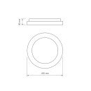 LED светильник настенно-потолочный кольцевой VIDEX 72W 2700K-6000K 220V White, VLE-ERC-72W LED светильник настенно-потолочный кольцевой VIDEX 72W 2700K-6000K 220V White, VLE-ERC-72W