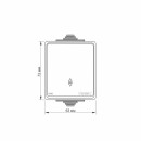 IP65 Выключатель наружный одноклавишный проходной серый VIDEX BINERA, VF-BNW11P-G