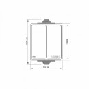 IP65 Выключатель наружный двухклавишный серый VIDEX BINERA, VF-BNW12-G IP65 Выключатель наружный двухклавишный серый VIDEX BINERA, VF-BNW12-G